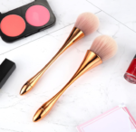 2-Piece Large Fluffy Makeup Brush Set for Bronzer and Powder