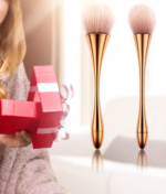 2-Piece Large Fluffy Makeup Brush Set for Bronzer and Powder - Image 2