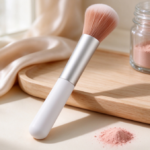 10-Piece Fluffy Makeup Brush Set, Portable Blending Brushes for Face and Eyebrow Makeup