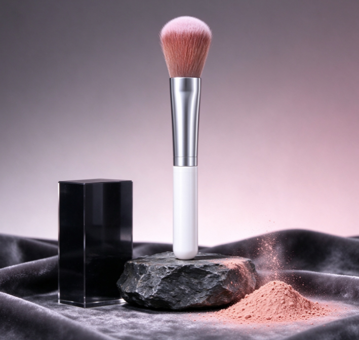 13.1 20-Piece Fluffy Makeup Brush Set, Portable Face Brushes for Foundation, Blush and Powder - Image 1