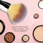 Large Flat Arched  Makeup Brush for Foundation, Powder, Concealer and Blending - Image 2