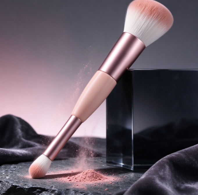 22.1 Dual-Ended Blush Makeup Brush for Powder, Bronzer and Contour - Image 1