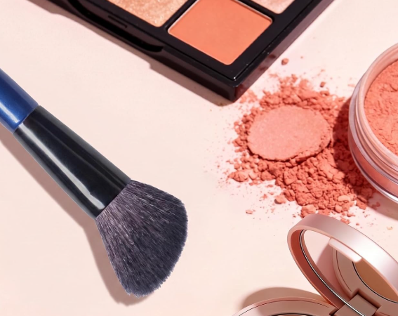 3.1 Angled Blush and Contour Makeup Brush for Foundation, Blush and Powder - Image 1