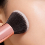 2-Piece Flat Top Foundation Makeup Brush Set for Contour, Blush, Concealer and Eye Makeup