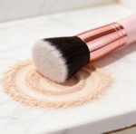 2-Piece Flat Top Foundation Makeup Brush Set for Contour, Blush, Concealer and Eye Makeup - Image 2
