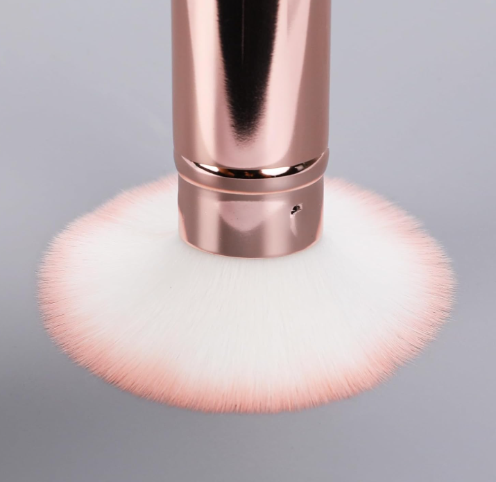 33.1 2-Pack Retractable Makeup Brushes with Covers, Portable Travel Face Brushes - Image 1