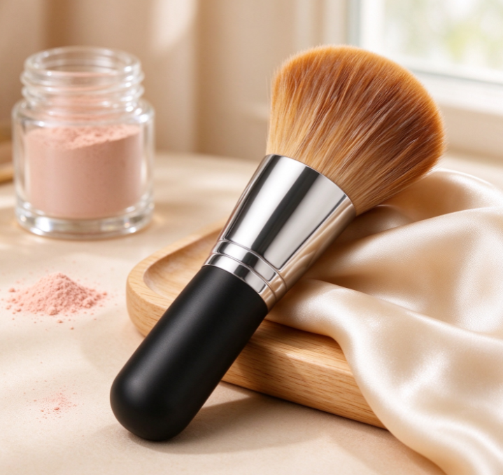 34.1 Essential Mineral Makeup Brush for Foundation, Powder and Bronzer - Image 1