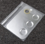 Makeup Mixing Palette with Spatula, Portable Cosmetic Blending Tray - Image 2