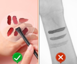 2-Piece Handheld Acrylic Makeup Mixing Palette Set for Foundation, Eyeshadow and Lip Cosmetic Blending - Image 2