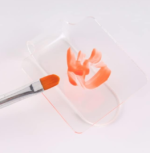 Handheld Acrylic Makeup Mixing Palette for Foundation, Eyeshadow, Lip and Nail Cosmetic Blending - Image 2
