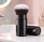 Retractable  Powder Makeup Brush, Portable Travel Face Brush